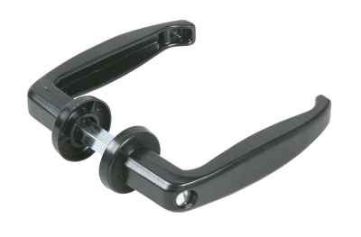 Handles for Metallic Doors with Screw Black Painted IBFM