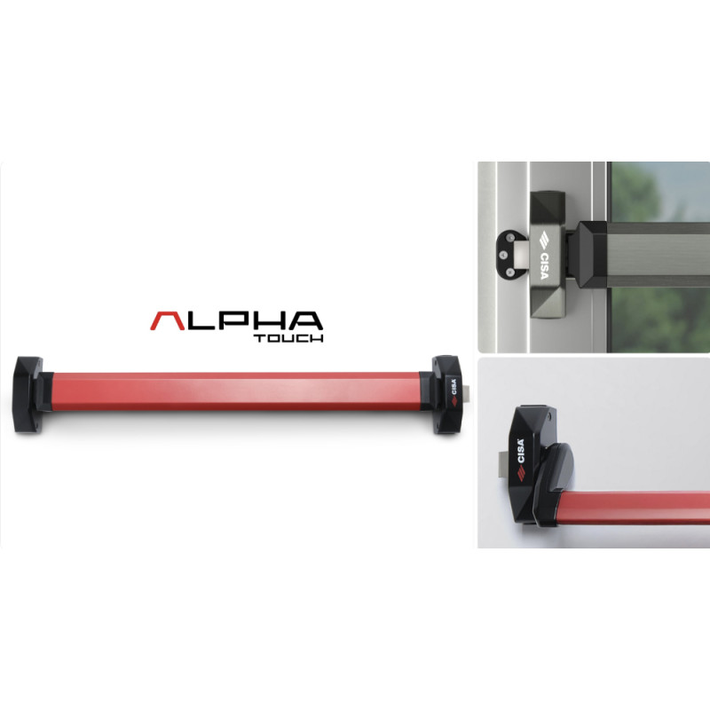 Panic Exit Device CISA ALPHA TOUCH or PUSH Surface Mounted