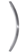 Curved Pull Handle Stainless Steel 316L MPM 05.18 30x30