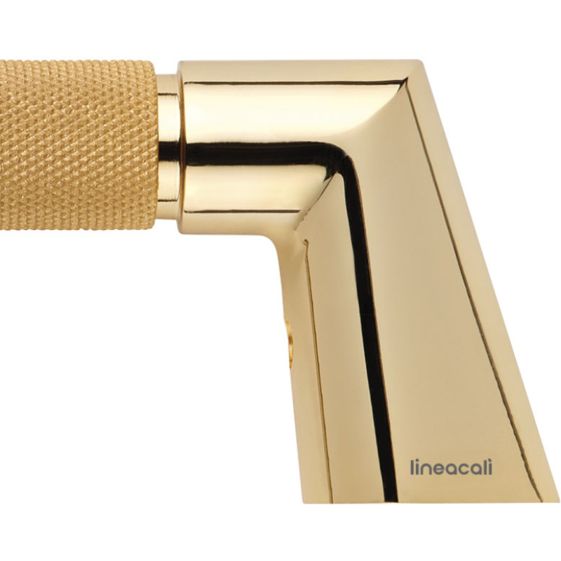 Grip Linea Calì Brass Door Pull Handle Featured in Nespresso Advertising