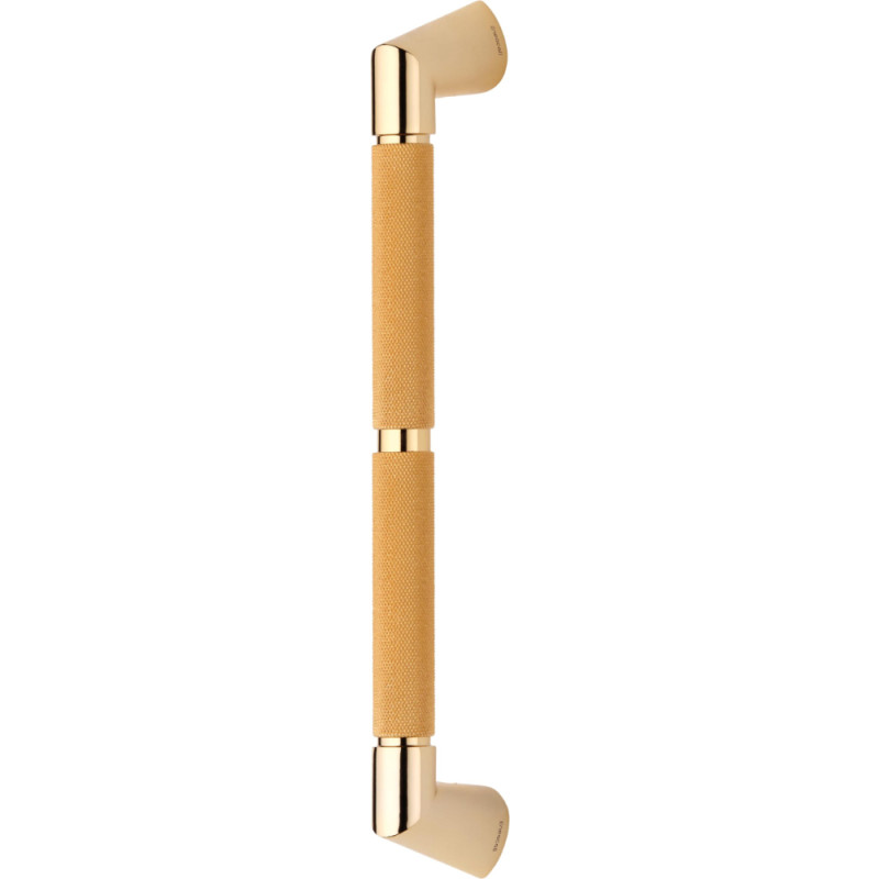 Grip Linea Calì Brass Door Pull Handle Featured in Nespresso Advertising