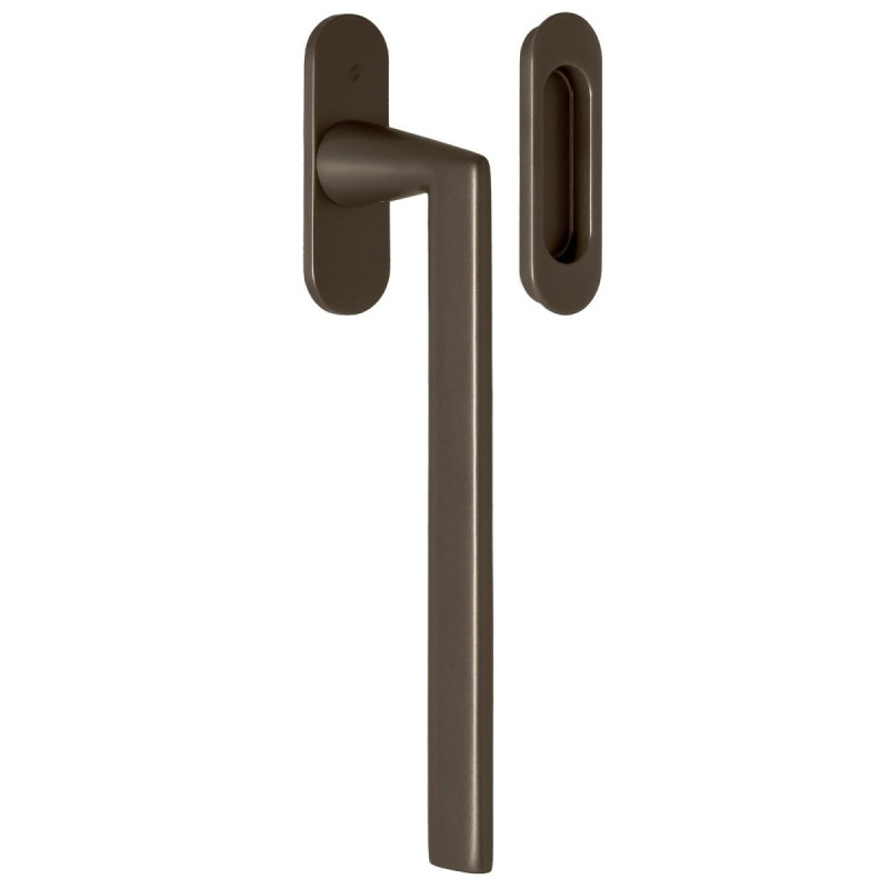 Pull Handle for Lift and Slide Door Colombo Design AM313/0 with Plate