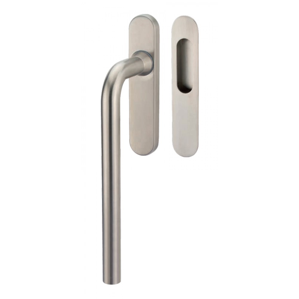 Lift & Slide handle Tropex Oslo in Satin Steel