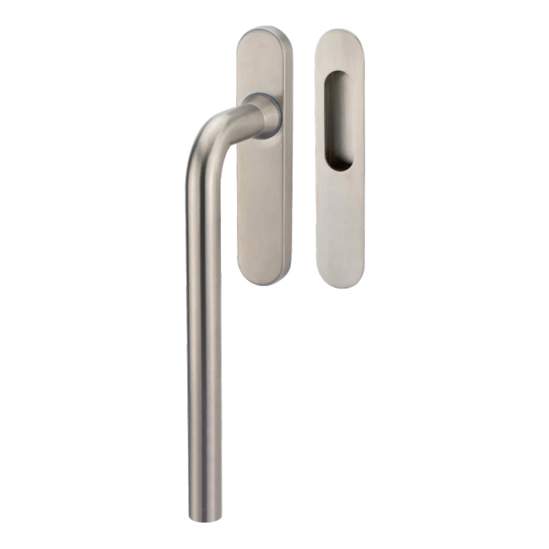 Lift & Slide handle Tropex Oslo in Satin Steel