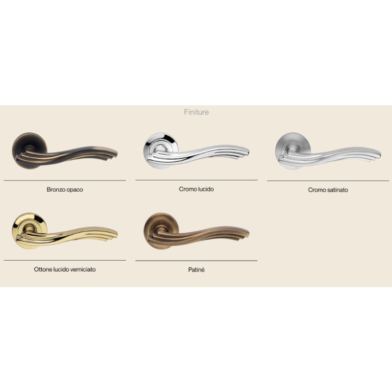 Marina Linea Calì Door Handle with Layered Grip Classic Design