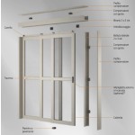Maya Bettio Mosquito Net Sliding Panels Without Floor Guides