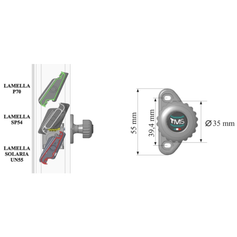 Shutters Opening Mechanism Pomo Europa TMS Rotary Camera