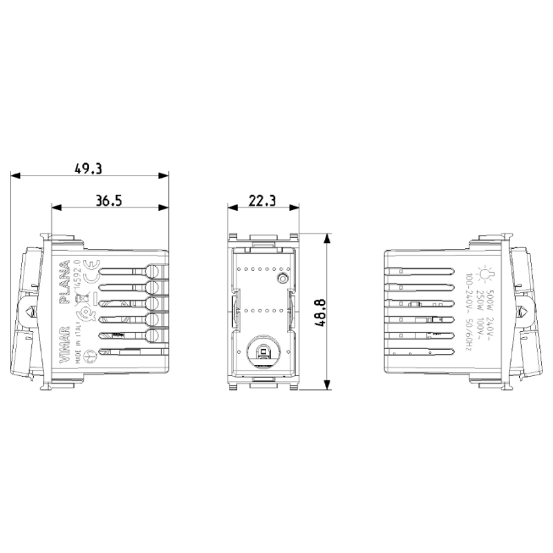 Switch IoT Connected Mechanism 14592.0 Plana Vimar