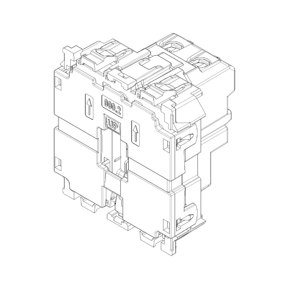 2 Module Switch Mechanism VIMAR LINEA