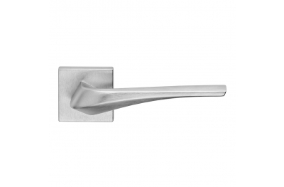 Minerva Series Fashion forme Door Handle on Square Rosette Frosio Bortolo Contemporary Design