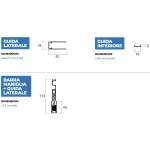 Mini Plissè Side Sliding Pleated Mosquito Net 4 mm Guide