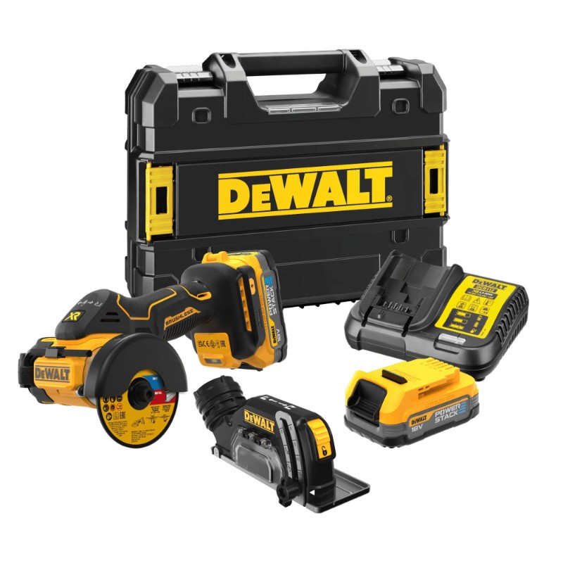 DeWalt DCS438E2T-QW Mini Miter Saw Brushless 18V Powerstack