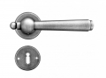 Munich Galbusera Door Handle with Rosette and Escutcheon Plate