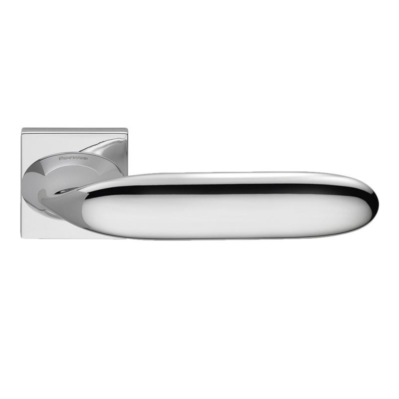 Eos Frosio Bortolo interior door handle in version with square rosette