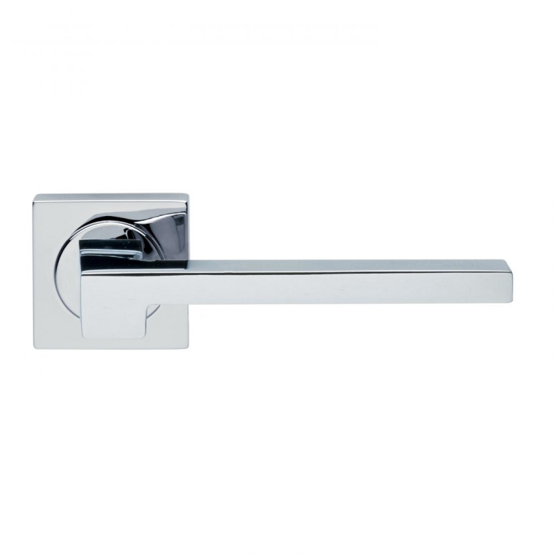 Morphos Light Design Manital Polished Chrome Pair of Door Lever Handles