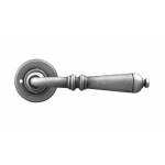 Round Moscow Galbusera Door Handle with Rosette and Escutcheon Plate