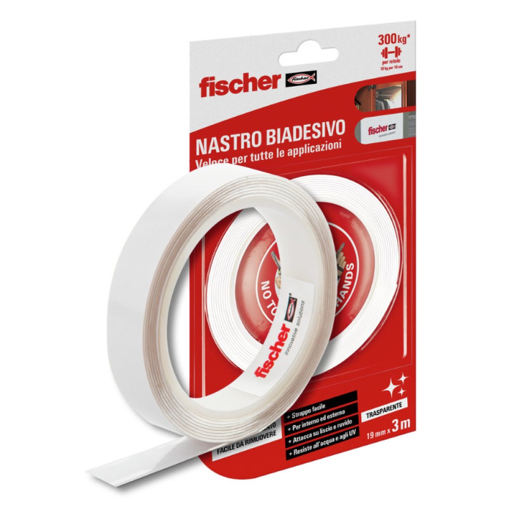 Fischer extra strong transparent double-sided tape