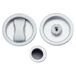 Round Flush Pull for Sliding Door Arieni 94/SP Ø58 Kit with Lock