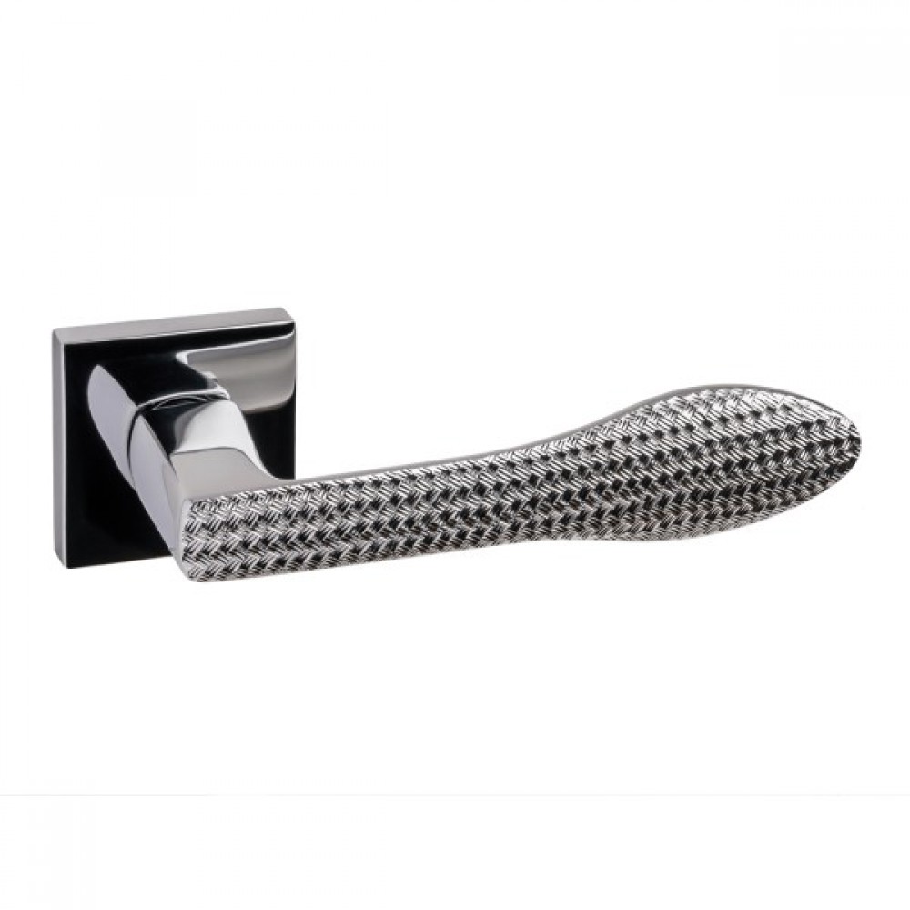 Nikel Arrow Tiffany Jewellery PFS Pasini Door Handle with Rose and Escutcheon