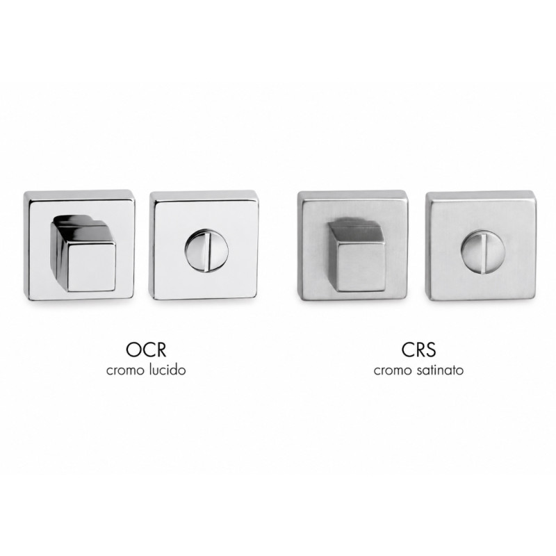 Cube Thumbturn for Door Arieni 470/CBQ with Square Roses 50x50 mm
