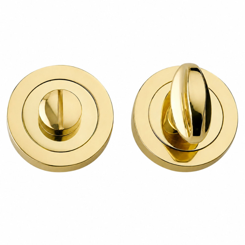 Arieni 400/CBP Bathroom Door Privacy Turn Round Rose Ø50 mm
