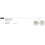Stainless Steel WC Thumbturn with Vacant/Engaged Indicator Arieni R/WCA