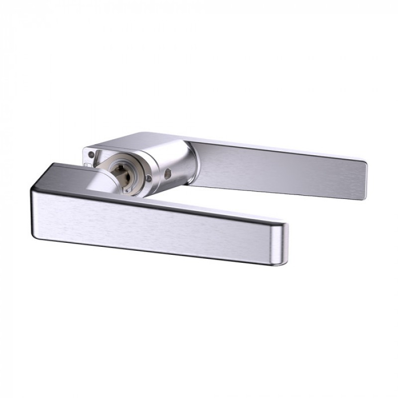 Obliq Reguitti Minimal Door Handle in Recycled Aluminum