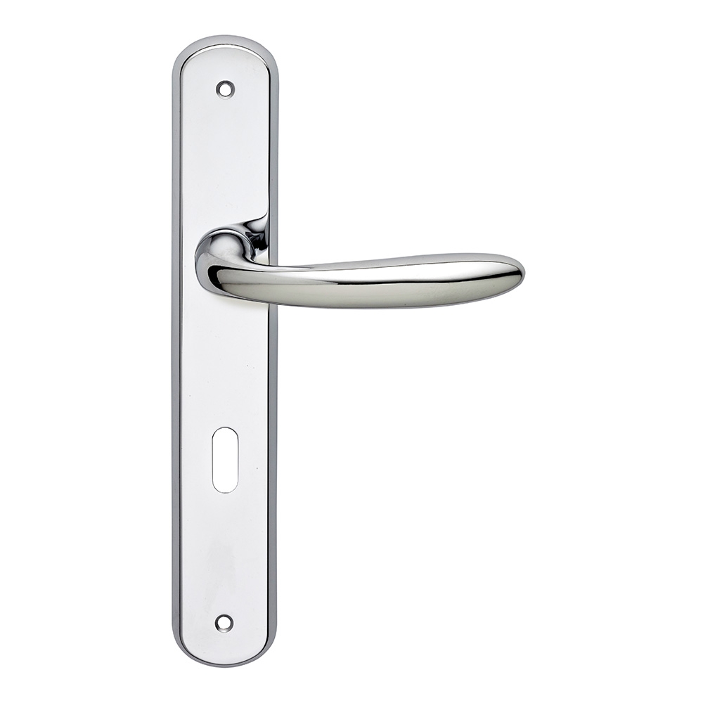 Padova Series Basic forme Door Handle on Plate Frosio Bortolo Made in Italy