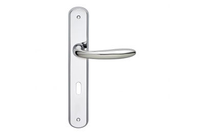 Padova Series Basic forme Door Handle on Plate Frosio Bortolo Made in Italy