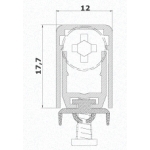 Draft Excluder for Doors Comaglio 470 Mini Cheap Series Various Sizes