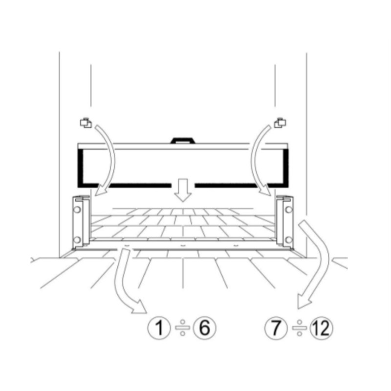 Aluminum Flood Barrier for Door and Garage DIY Installation Kit