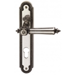 Patrizio Classique PFS Pasini Brass Door Handle on Plate