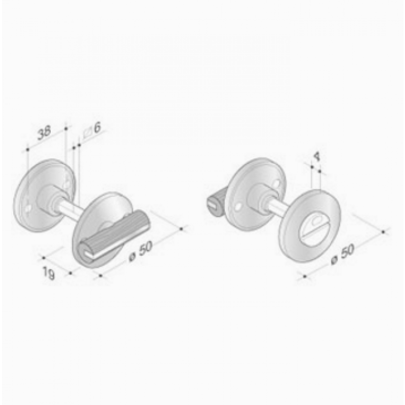pba 2001.YOD.CH Indicator Bolts in Wood and Stainless Steel