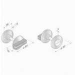 pba 2001.YOD.CH Indicator Bolts in Wood and Stainless Steel