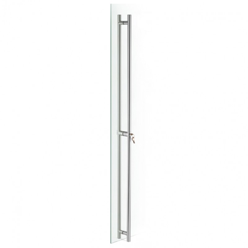 pba 200C-Y Pull Handle with Lock in Stainless Steel AISI 316L