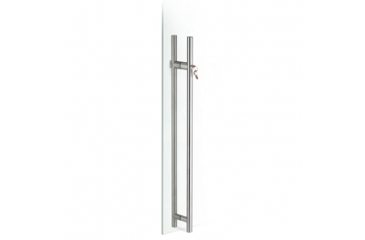 pba 200C-Y Pull Handle with Lock in Stainless Steel AISI 316L