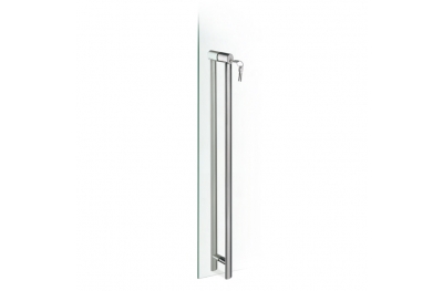 pba 200C-Y Pull Handle with Lock in Stainless Steel AISI 316L