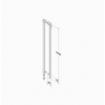 pba 200C-Y Pull Handle with Lock in Stainless Steel AISI 316L