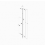 pba 200C Pull Handle with Lock in Stainless Steel AISI 316L