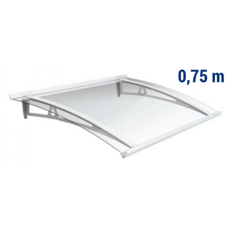 Newstyle Canopy NS-01 Transperent Roof 0,75m Overhang Royal Pat Newentry