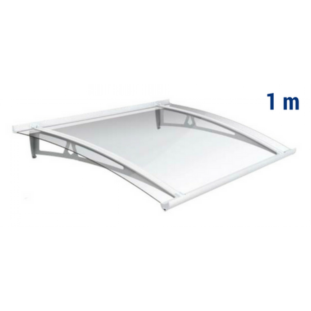 Newstyle Canopy NS-01 Transperent Roof 1,00m Overhang Royal Pat Newentry