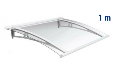 Newstyle Canopy NS-01 Transperent Roof 1,00m Overhang Royal Pat Newentry