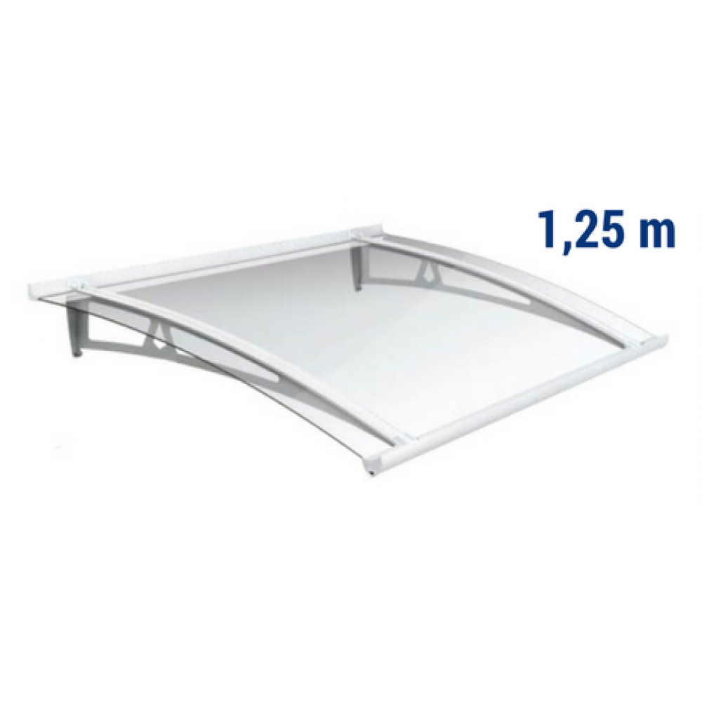 Newstyle Canopy NS-01 Transperent Roof 1,25m Overhang Royal Pat Newentry