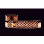 Pink Dream Jewellery PFS Pasini Door Handle with Rose and Escutcheon