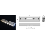 Pliers for not Drilled Glass in Anodized Aluminium Pettiti Giuseppe