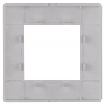 Cover Plate 2 Module Plana Vimar 14642 80x80x9 mm Various Colors