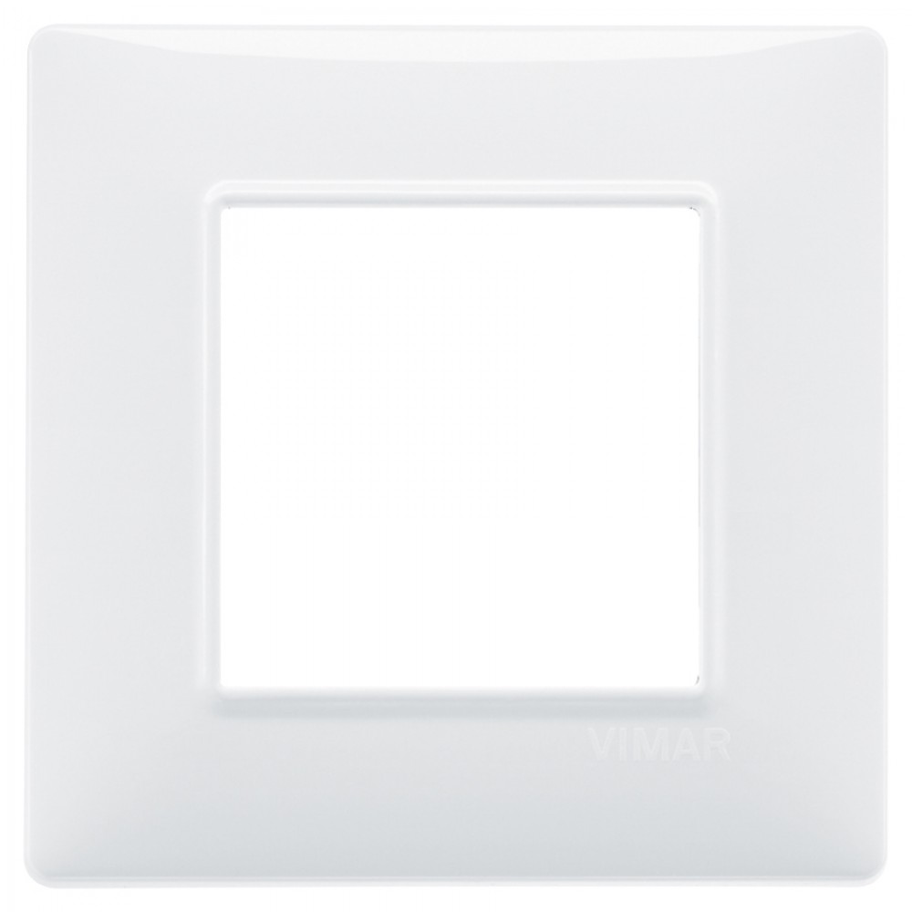 Cover Plate 2 Module Plana Vimar 14642 80x80x9 mm Various Colors