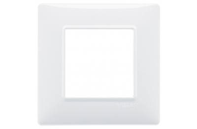 Cover Plate 2 Module Plana Vimar 14642 80x80x9 mm Various Colors