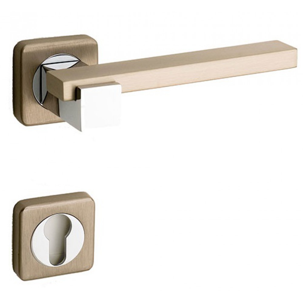 Plus Line Door Handle on Square Rosette Fashion Line PFS Pasini