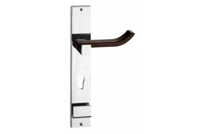 Plus Up Wood Door Handle on Plate Fashion Line PFS Pasini